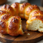 Freshly baked Healthy Sourdough Discard Monkey Bread, golden and fluffy, ready to serve.
